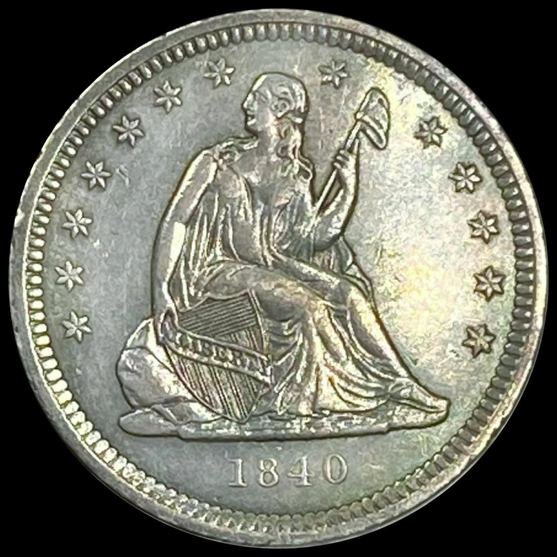 1840 Seated Liberty Quarter CLOSELY UNCIRCULATED (1 of 2)
