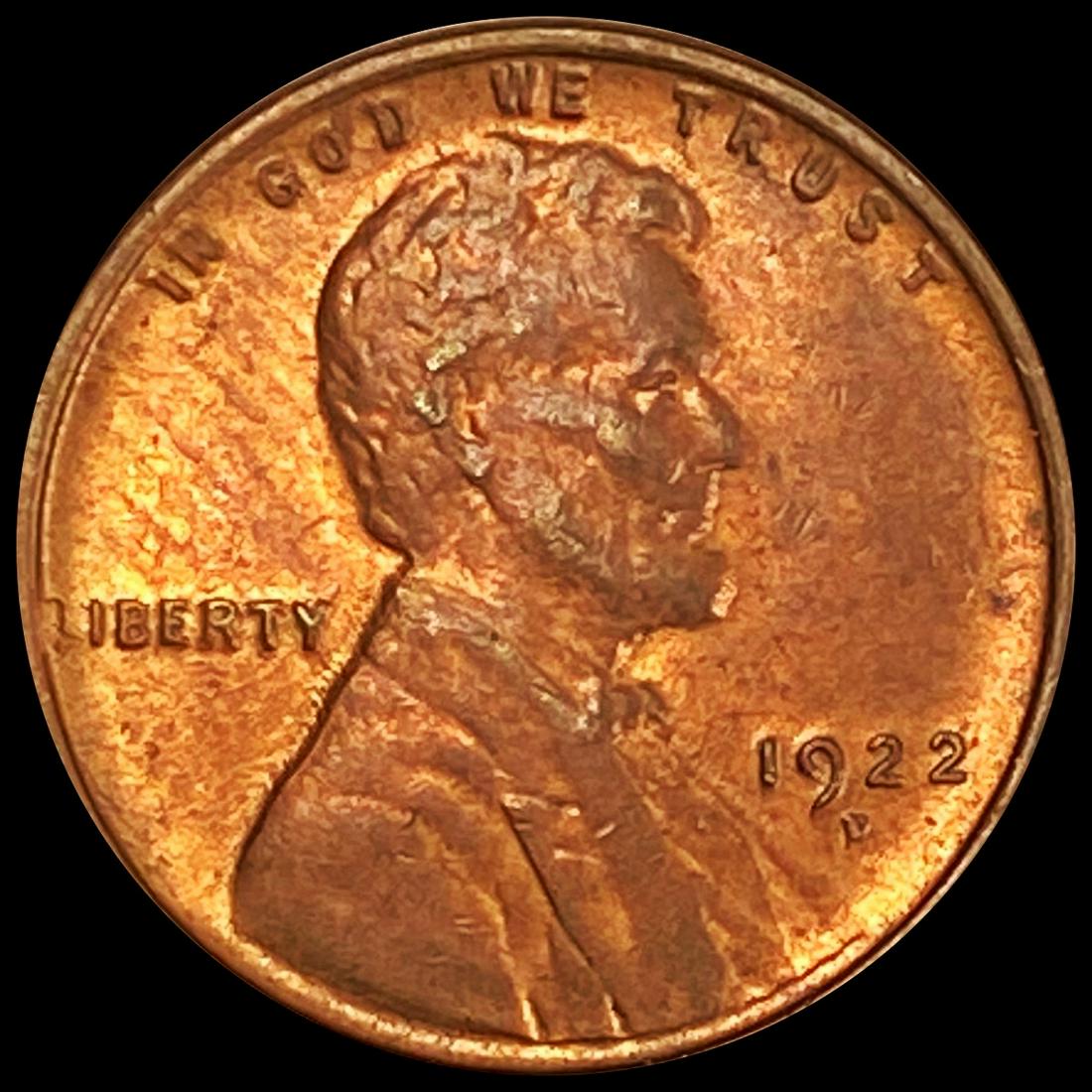 1922-D Wheat Cent NEARLY UNCIRCULATED (1 of 2)