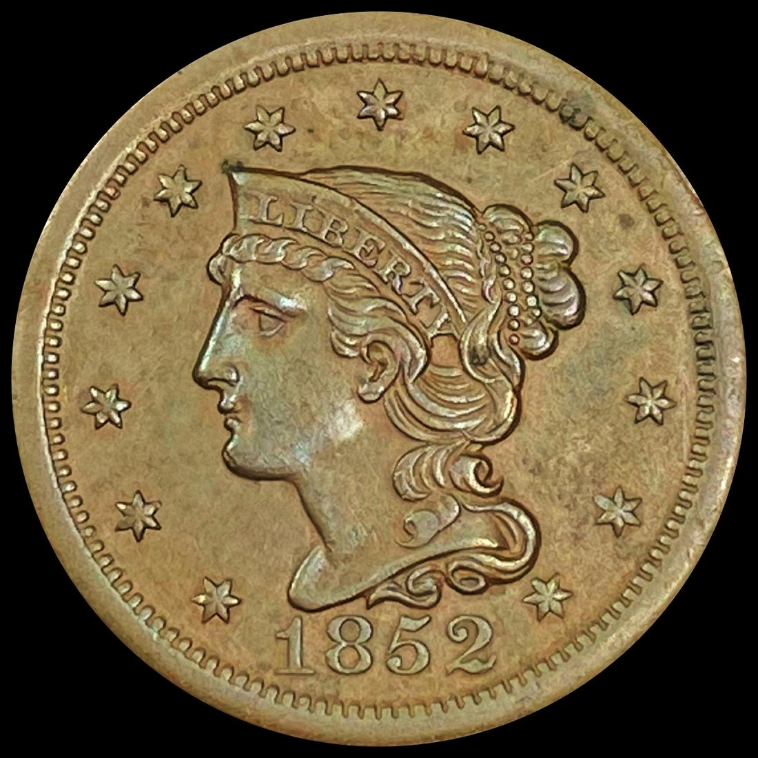 1852 BN Braided Hair Large Cent UNCIRCULATED (1 of 2)
