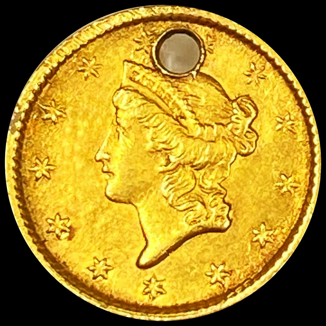 18?? Ty 1 Rare Gold Dollar CLOSELY UNCIRCULATED (1 of 2)