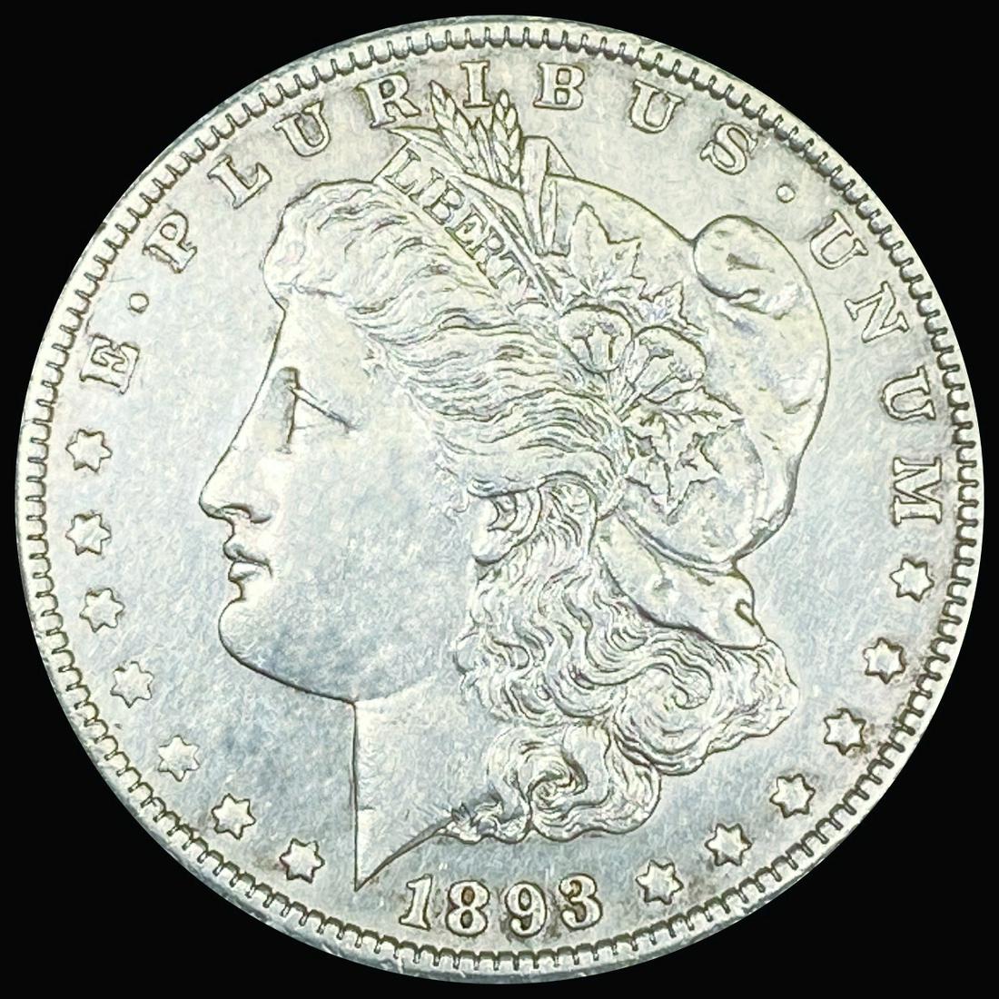 1893-CC Morgan Silver Dollar CLOSELY UNCIRCULATED (1 of 2)