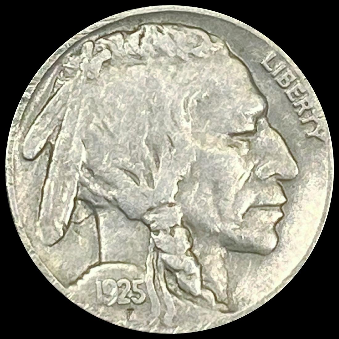 1925-S Buffalo Nickel CLOSELY UNCIRCULATED (1 of 2)