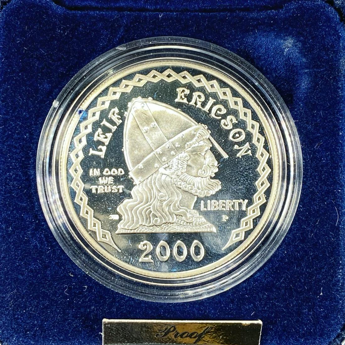 2000-P Leif Ericson Millennium US Proof Silver (1 of 3)