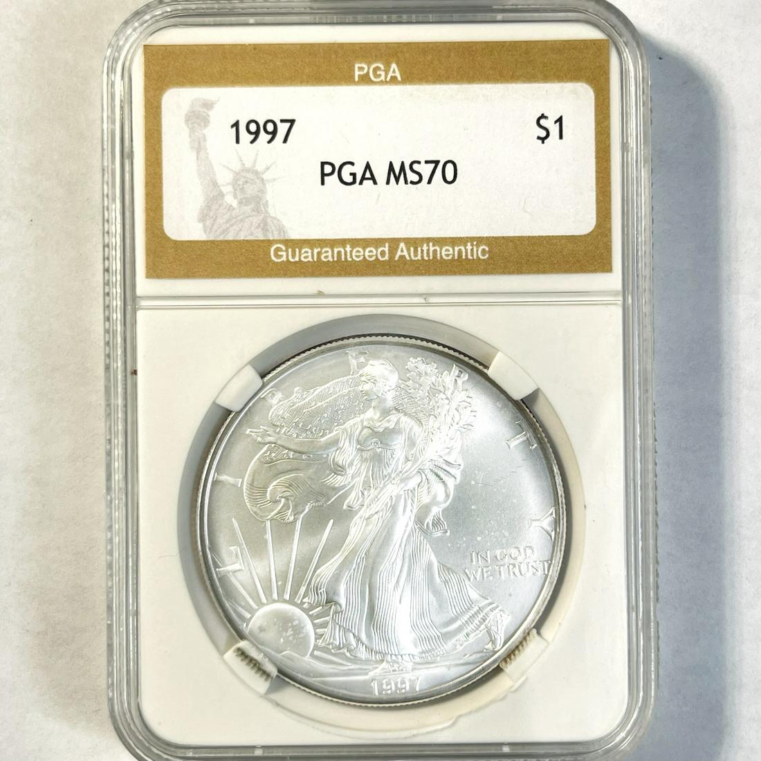1997 Silver Eagle PGA - MS70 (1 of 2)