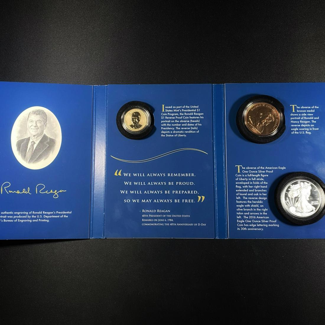 2016 Ronald Reagan Coin and Chronicles Set - (1 of 4)