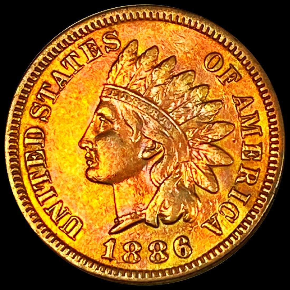 1886 RD Indian Head Cent UNCIRCULATED (1 of 2)