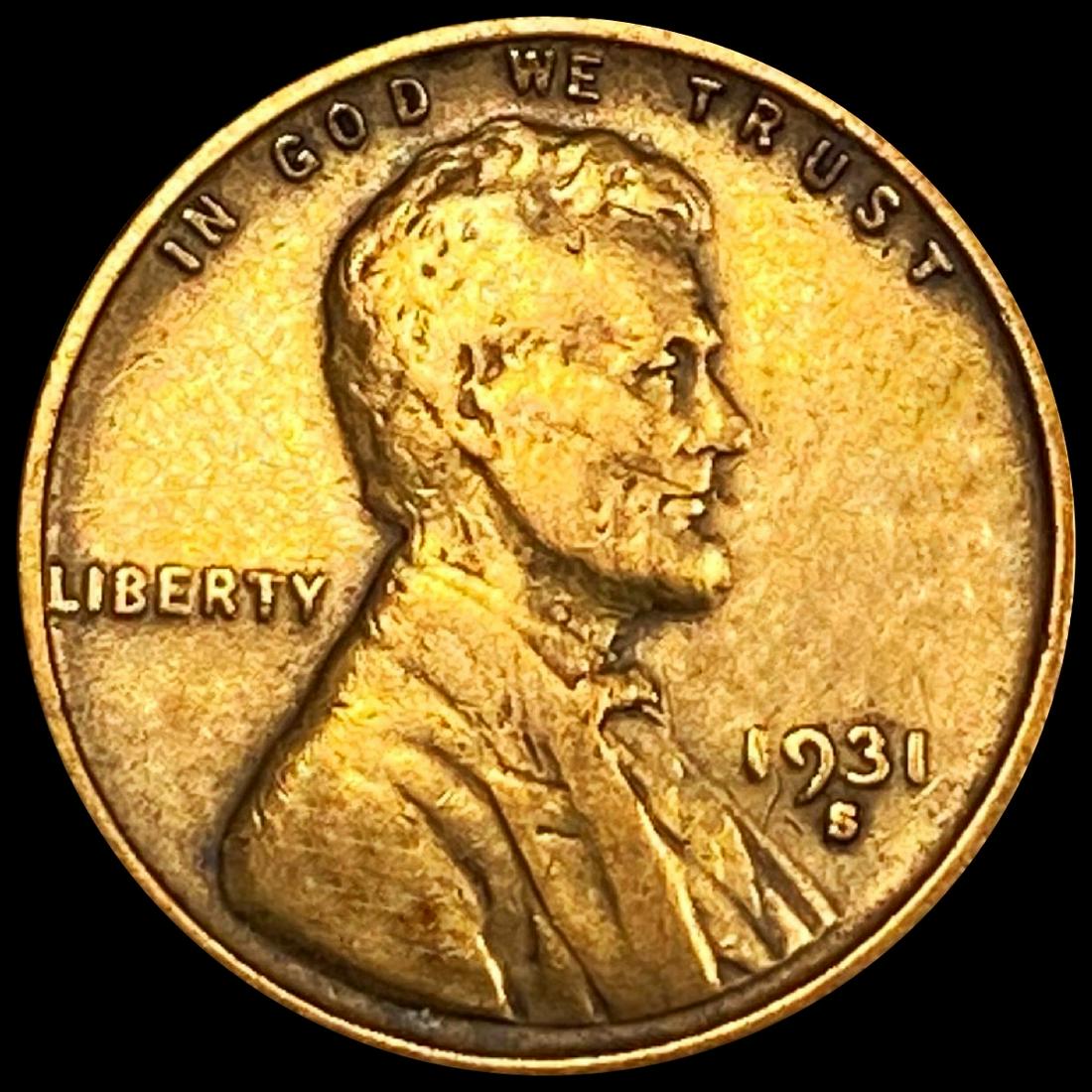 1931-S Wheat Cent CLOSELY UNCIRCULATED (1 of 2)