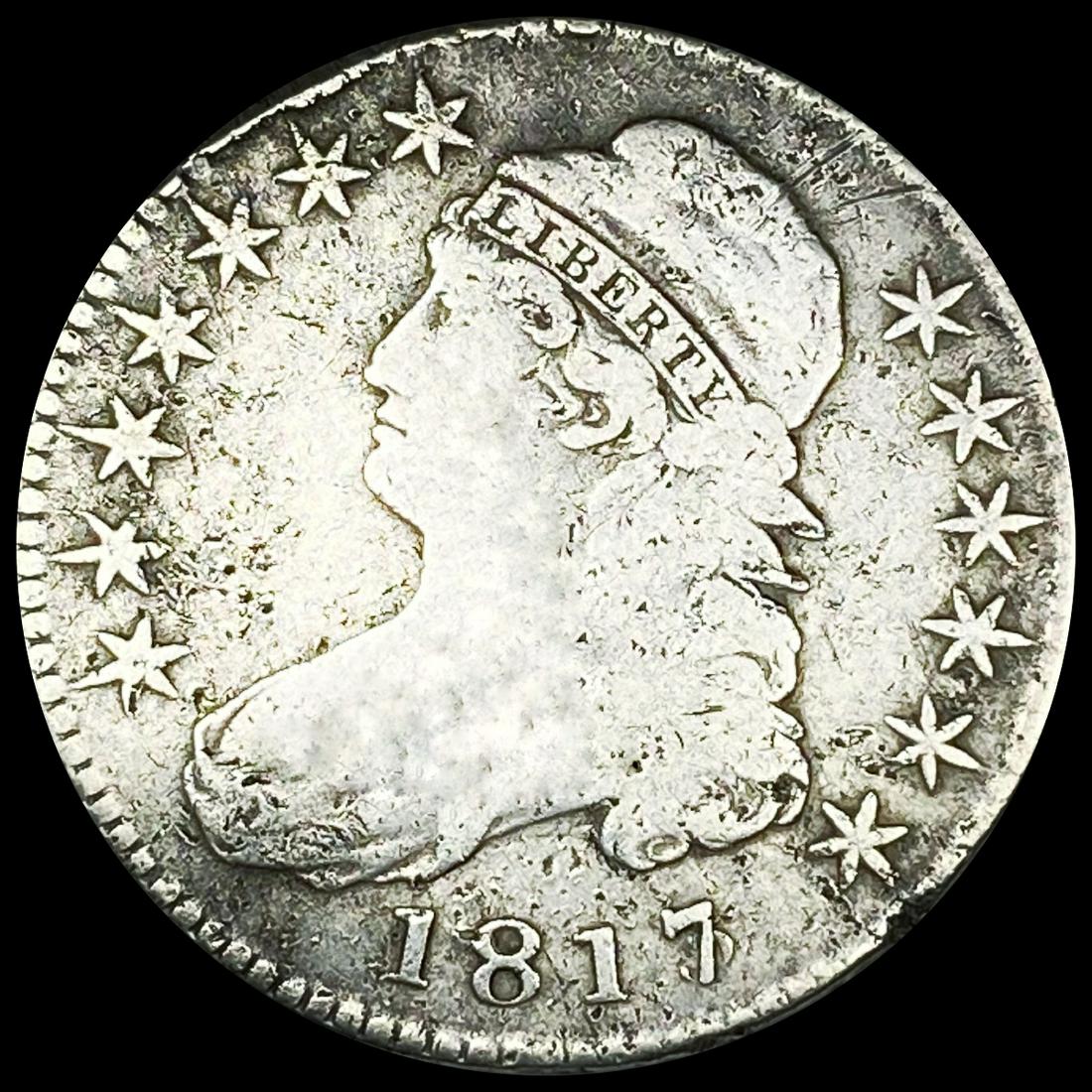1817 Capped Bust Half Dollar NICELY CIRCULATED (1 of 2)
