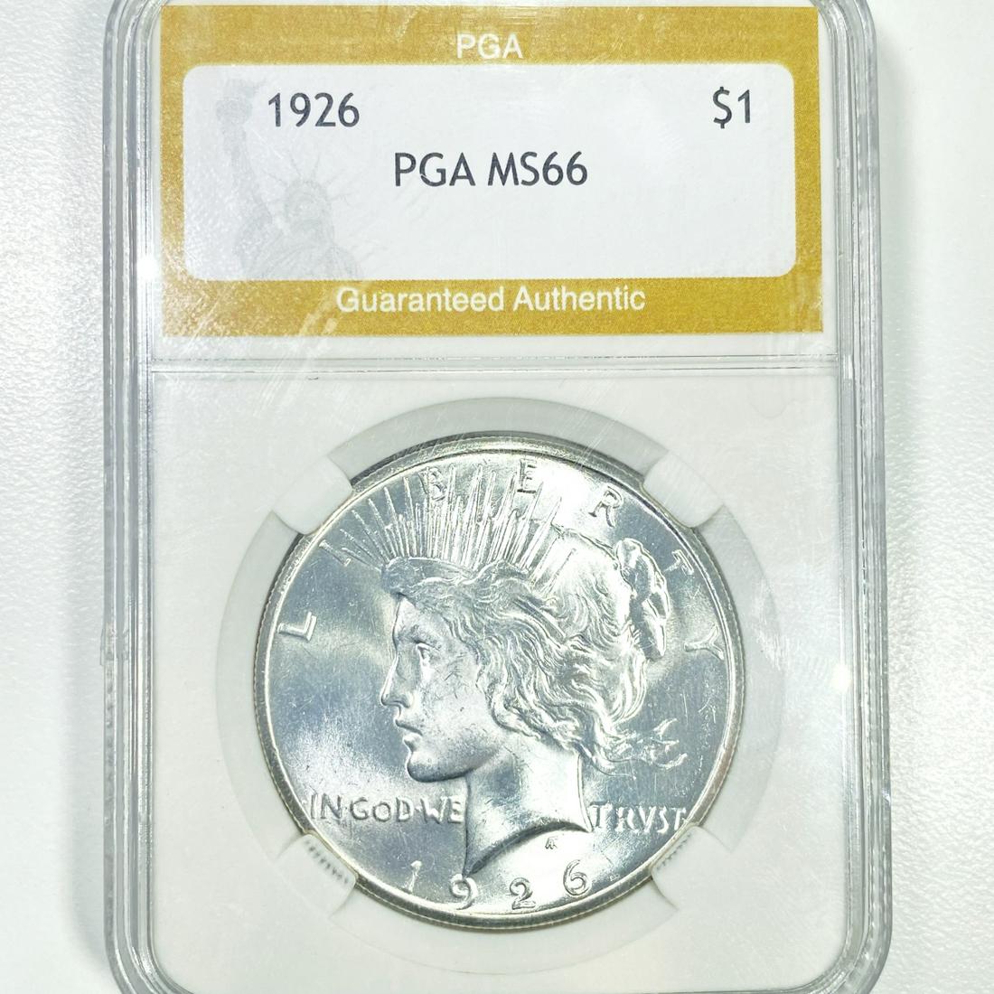 1926 Silver Peace Dollar PGA - MS66 (1 of 2)