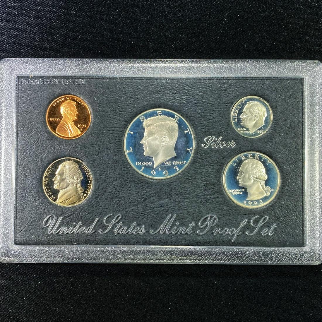 1993 US Mint Silver Proof Set - (1 of 3)