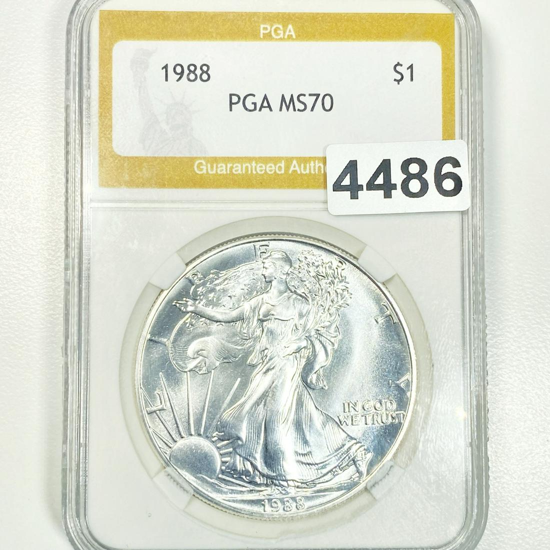 1988 Silver Eagle Dollar PGA - MS70 (1 of 2)