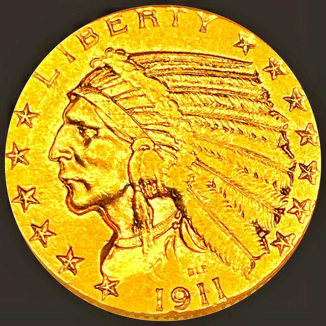 1911 $5 Gold Half Eagle UNCIRCULATED (1 of 2)