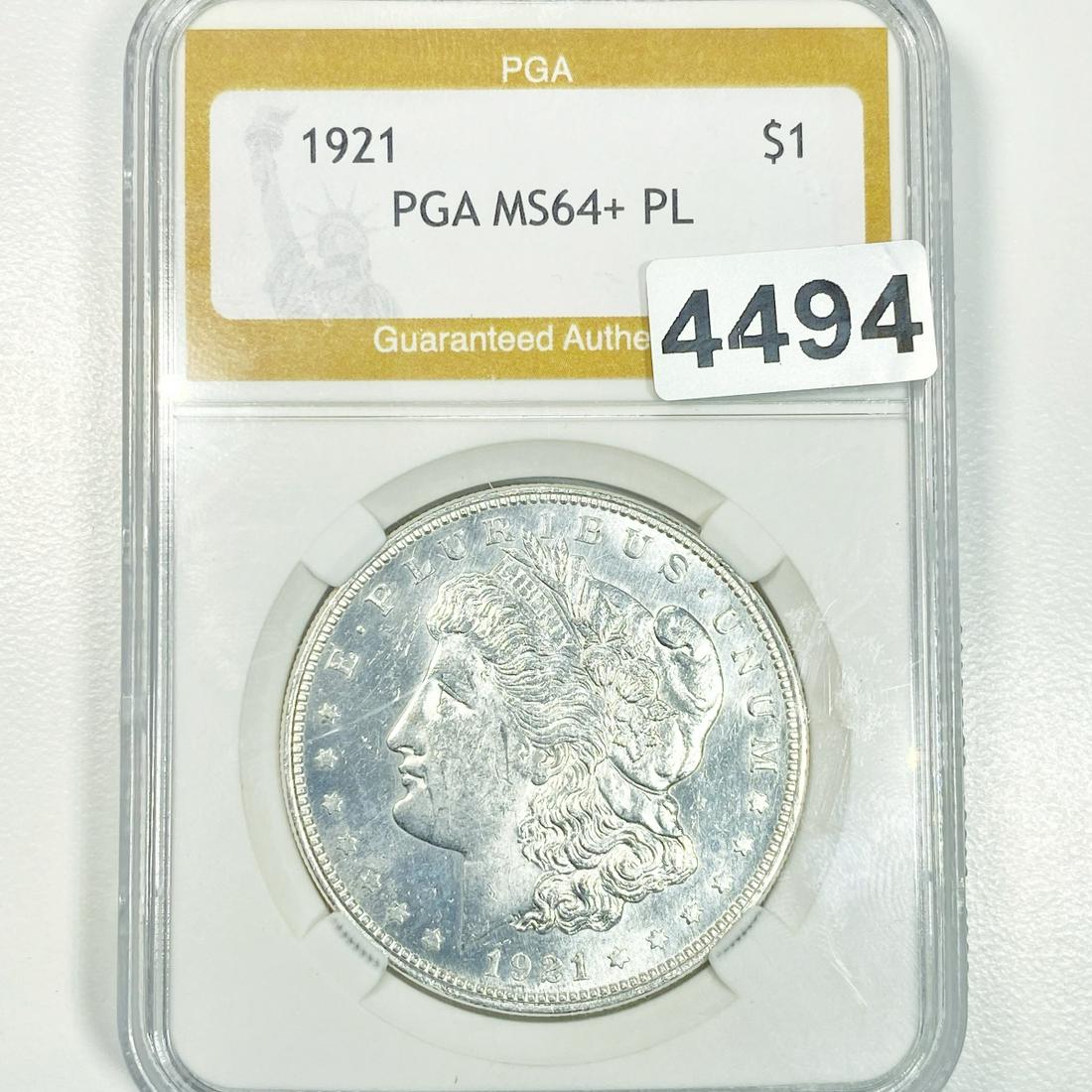 1921 Morgan Silver Dollar PCGS - MS65 (1 of 2)