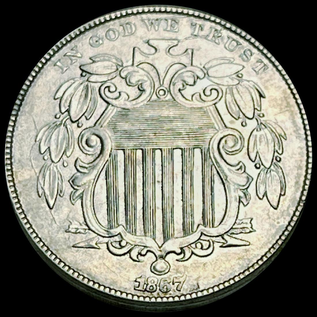 1867 Shield Nickel UNCIRCULATED (1 of 2)