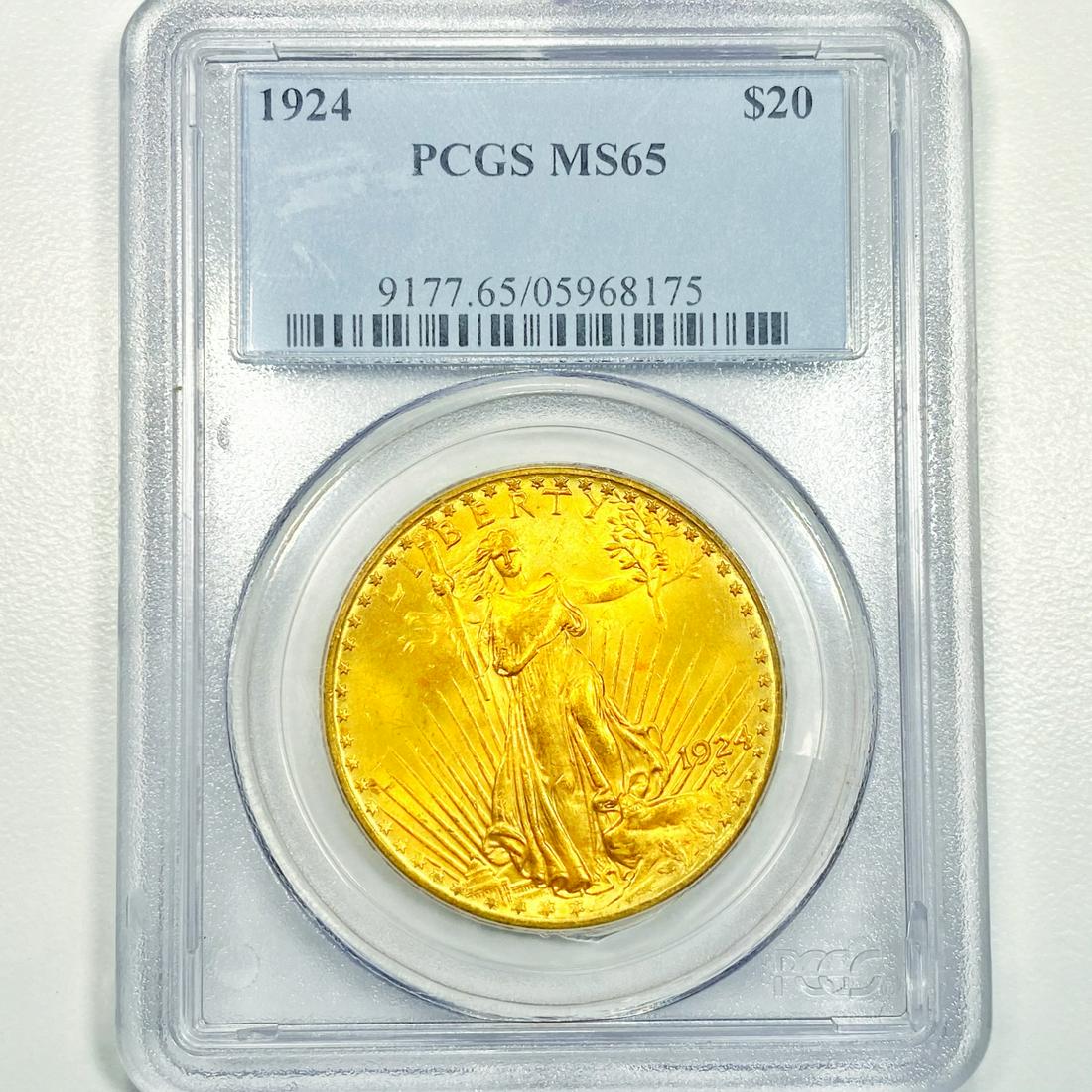 1924 $20 Gold Double Eagle PCGS - MS65 (1 of 2)