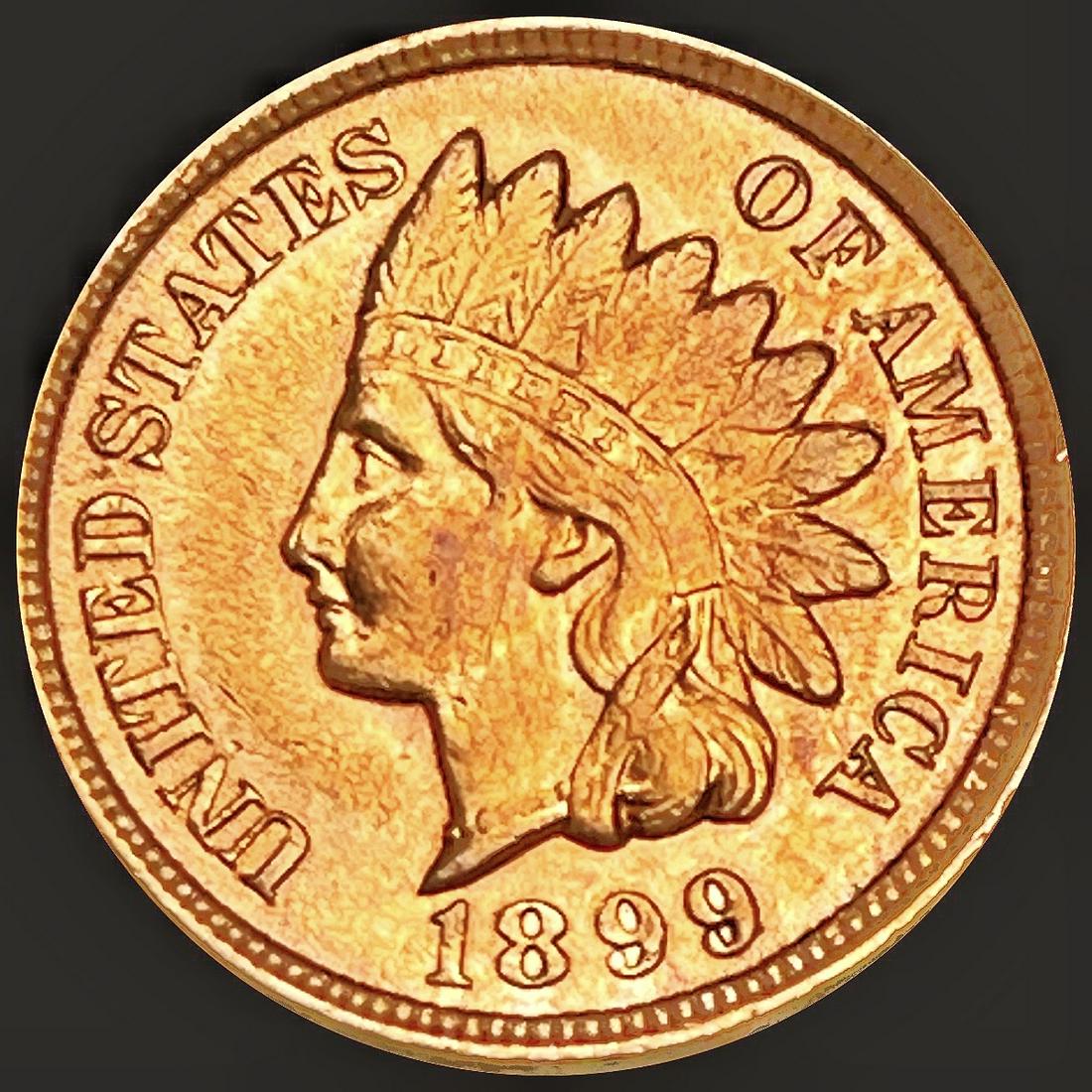 1899 RD Indian Head Cent UNCIRCULATED (1 of 2)