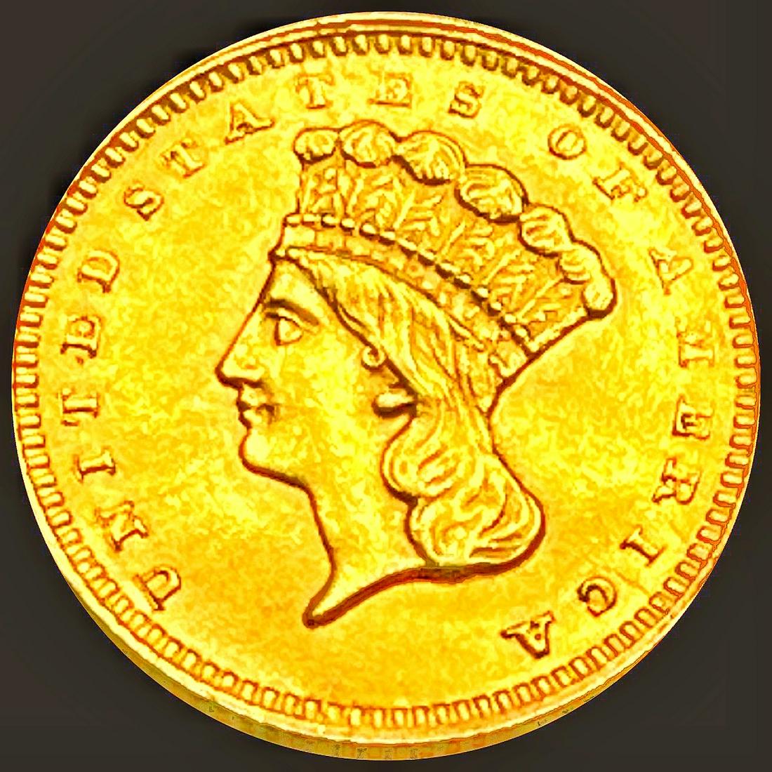 1862 Rare Gold Dollar UNCIRCULATED (1 of 2)