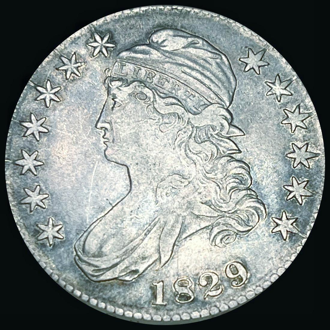 1829 Capped Bust Half Dollar ABOUT UNCIRCULATED (1 of 2)