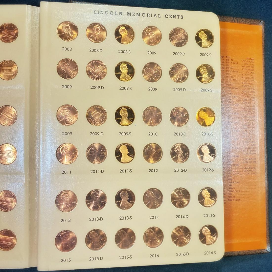 1909-2016 Lincoln Cents 332 Coins - (1 of 19)