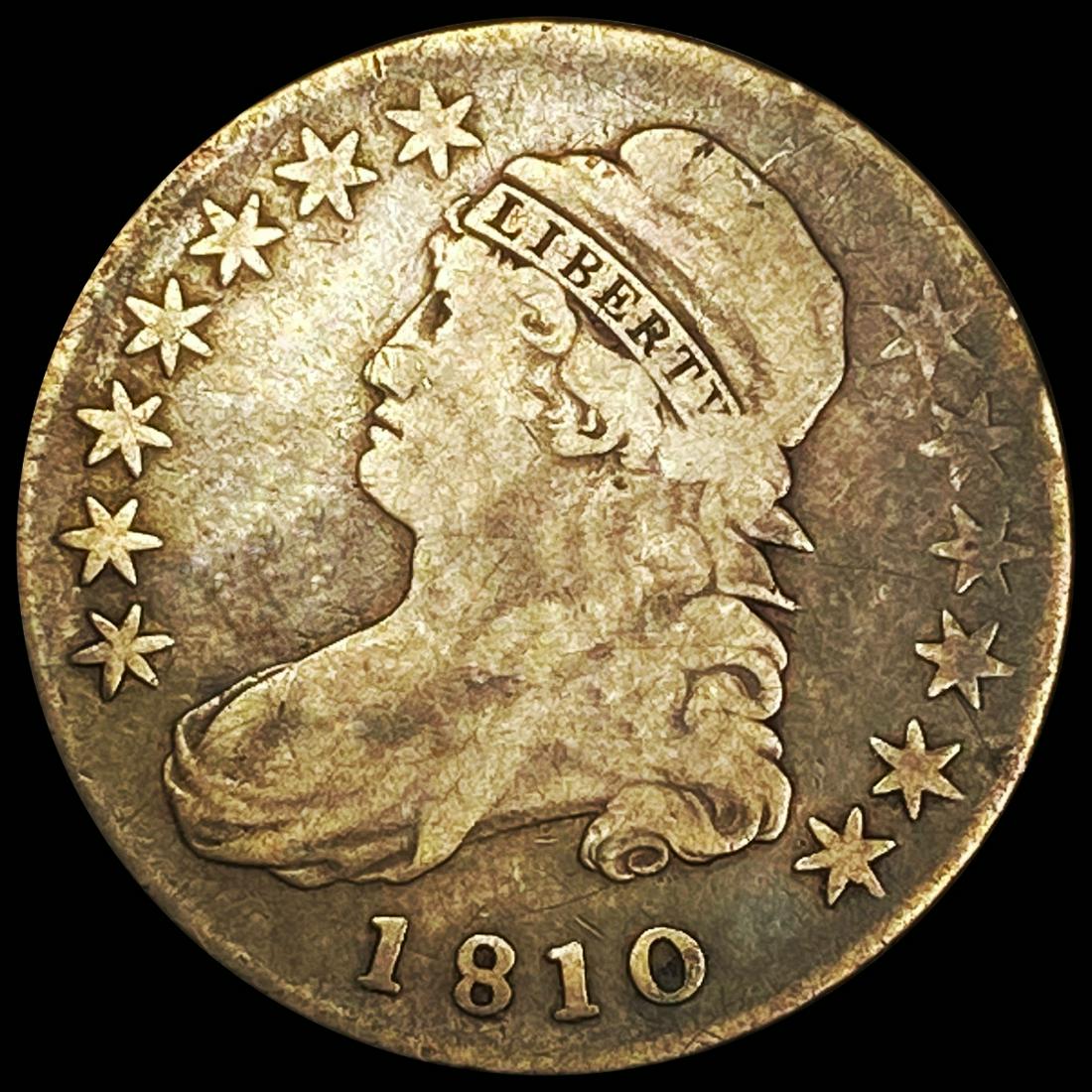 1810 Capped Bust Half Dollar LIGHTLY CIRCULATED (1 of 2)
