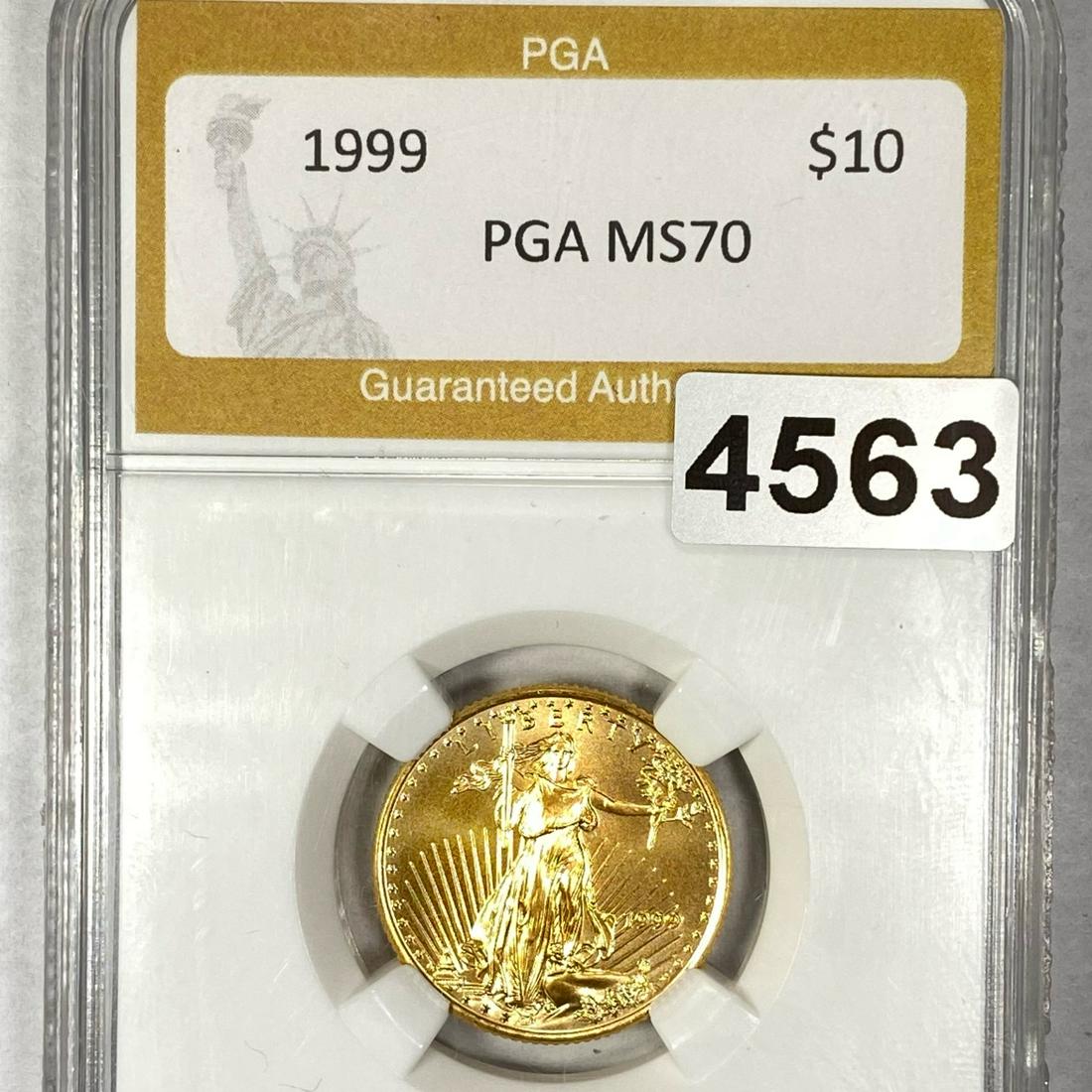 1999 $10 Gold Eagle PGA - MS70 (1 of 2)