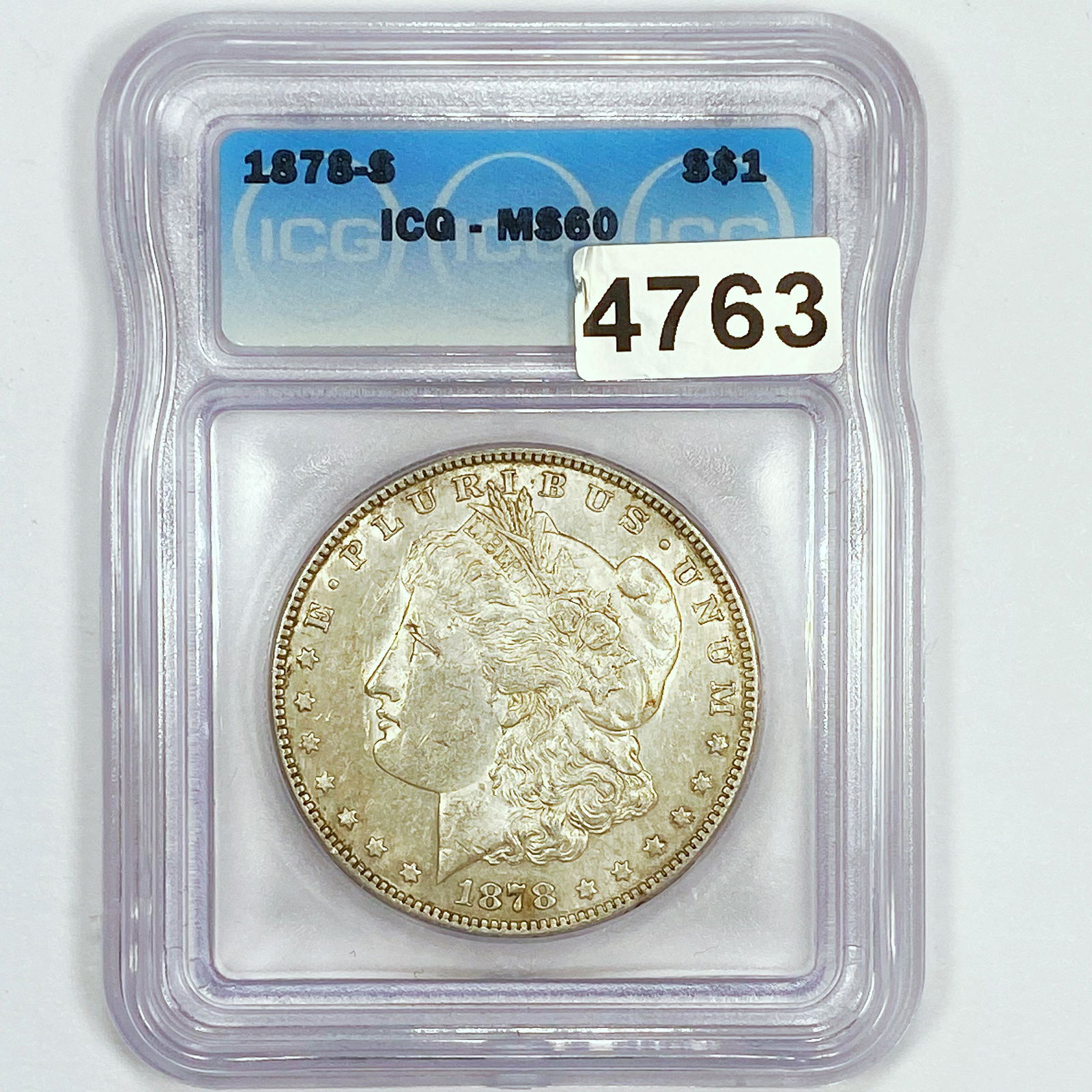 1878-S Morgan Silver Dollar ICG - MS60 (1 of 2)