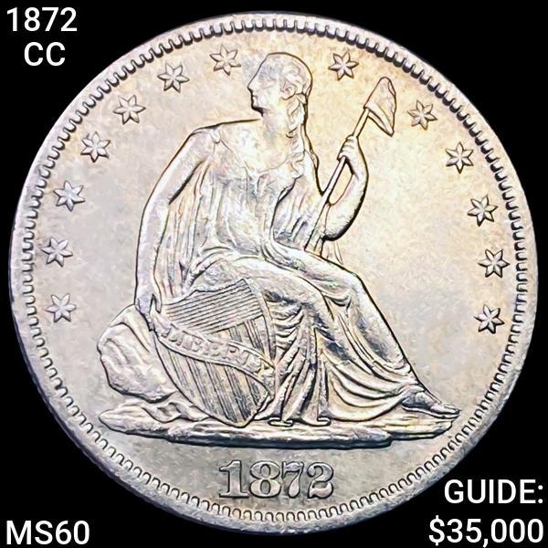 1872-CC Seated Liberty Half Dollar UNCIRCULATED (1 of 2)