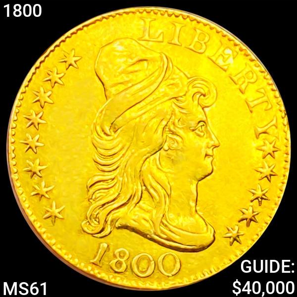1800 $5 Gold Half Eagle UNCIRCULATED (1 of 2)