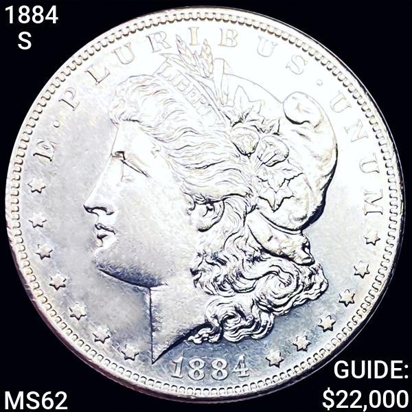 1884-S Morgan Silver Dollar UNCIRCULATED (1 of 2)