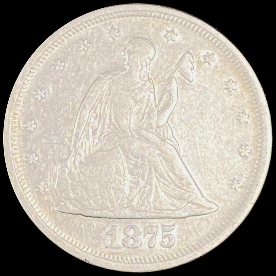 1875 Twenty Cent Piece CLOSELY UNCIRCULATED (1 of 2)