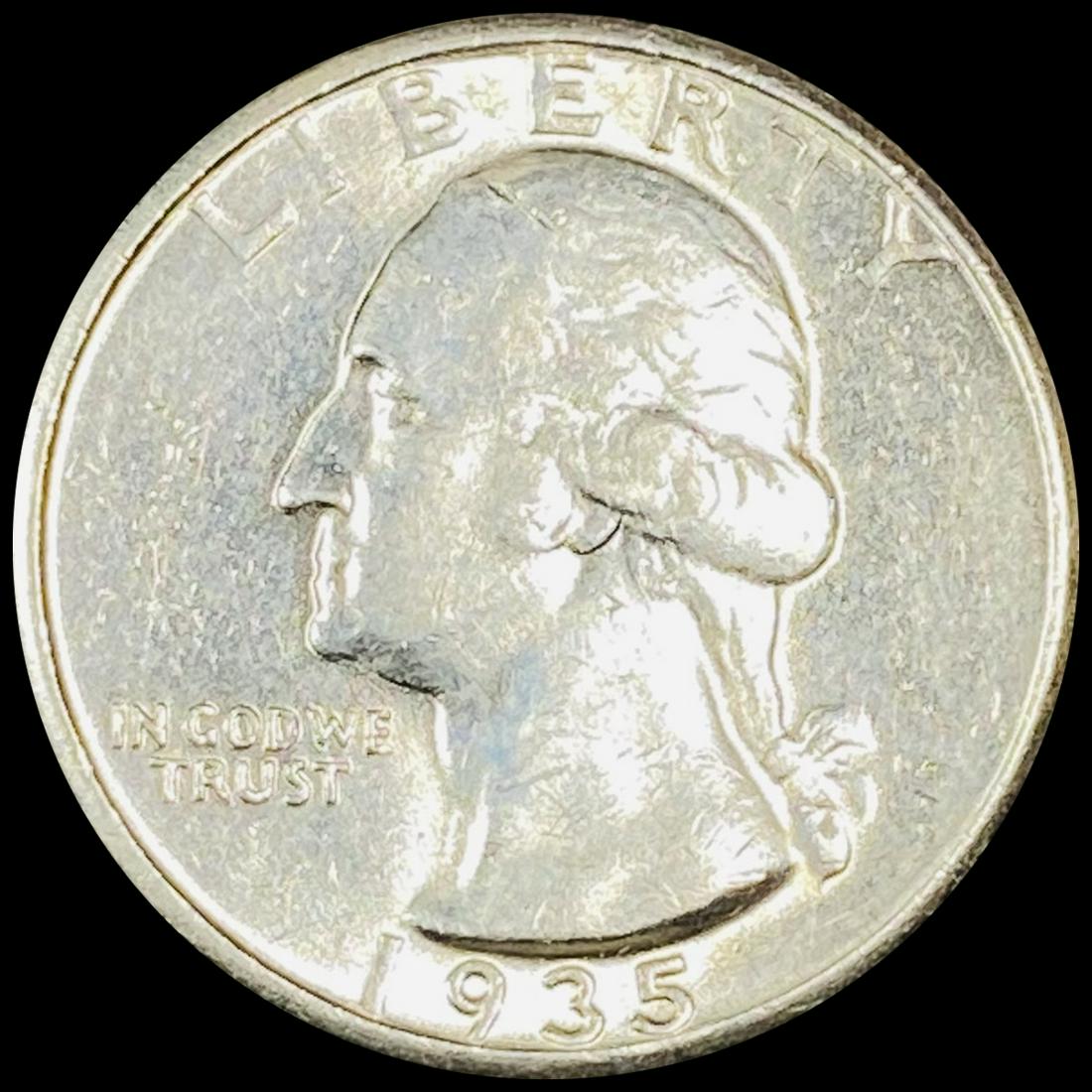 1935-S Washington Silver Quarter UNCIRCULATED (1 of 2)