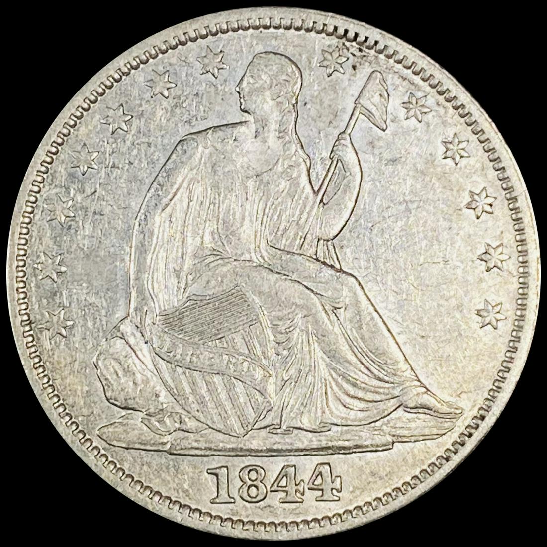 1844 Seated Liberty Half Dollar UNCIRCULATED (1 of 2)