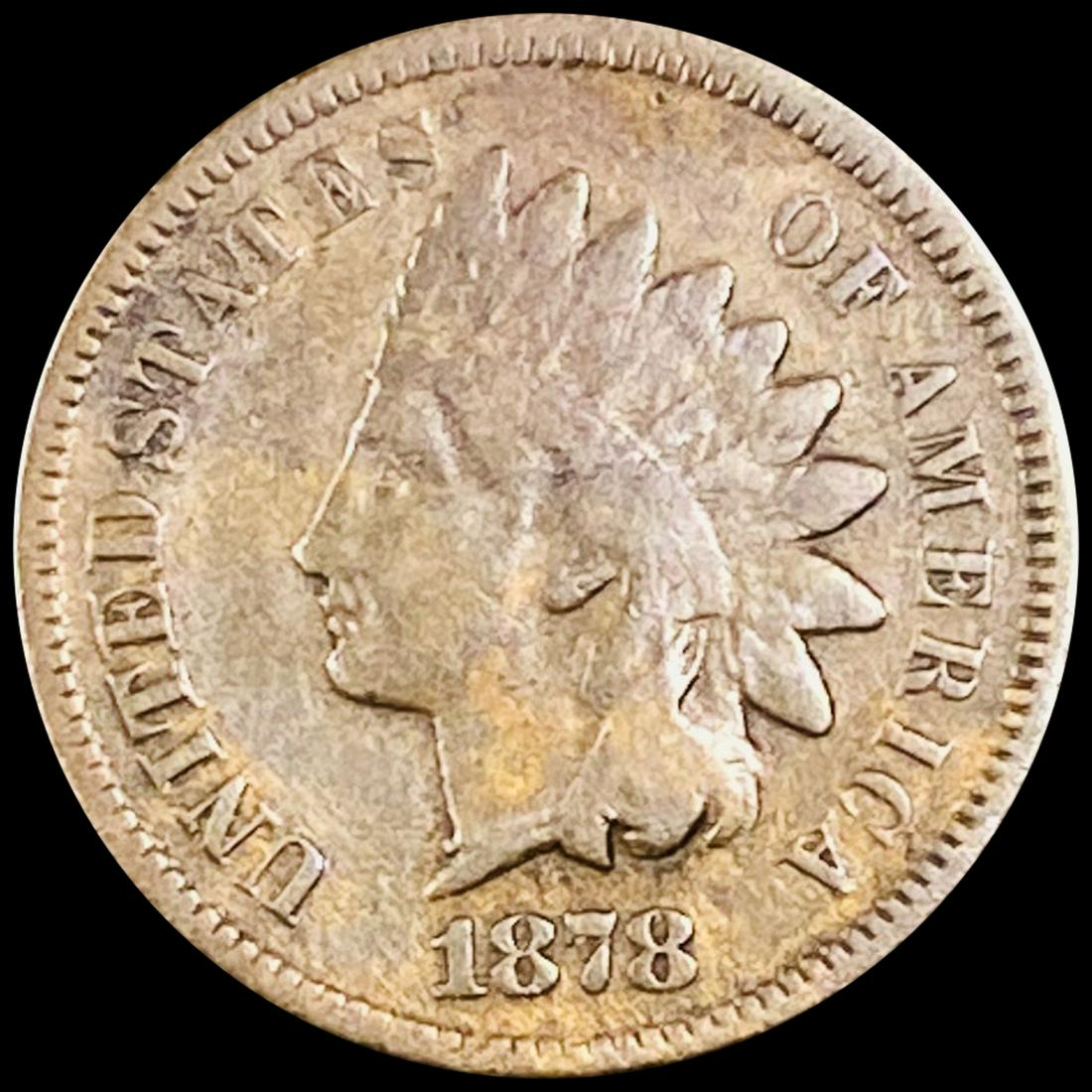 1878 Indian Head Cent ABOUT UNCIRCULATED (1 of 2)