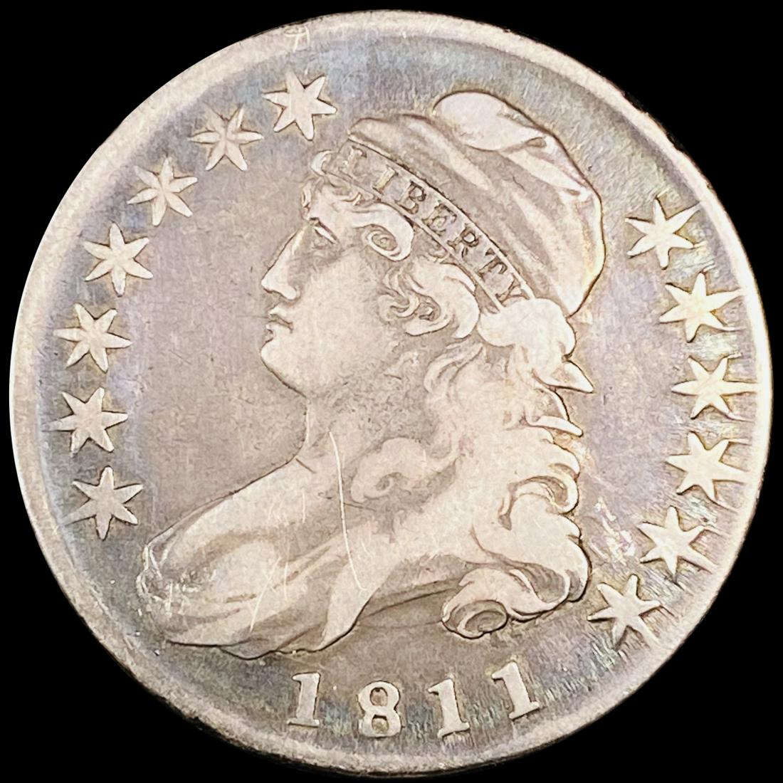 1811 Capped Bust Half Dollar LIGHTLY CIRCULATED (1 of 2)