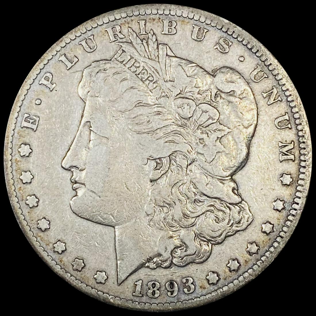 1893-CC Morgan Silver Dollar NEARLY UNCIRCULATED (1 of 2)