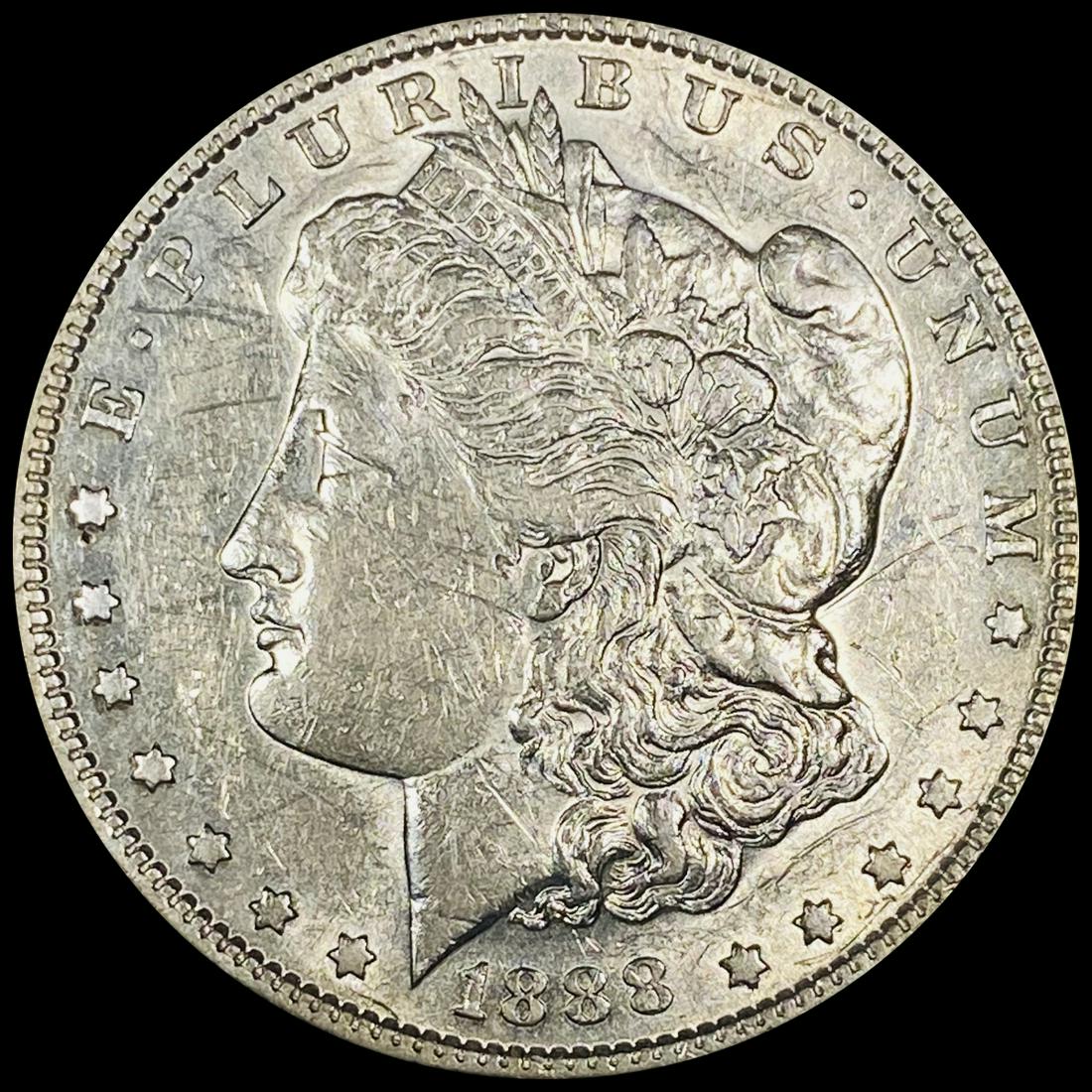 1888-S Morgan Silver Dollar NEARLY UNCIRCULATED (1 of 2)