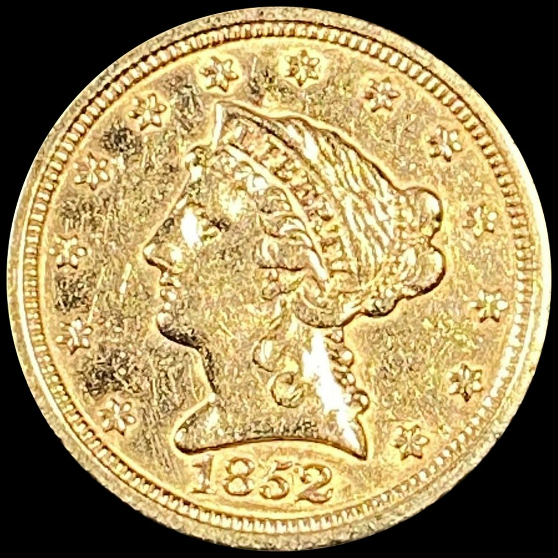 1852 $2.50 Gold Quarter Eagle NEARLY UNCIRCULATED (1 of 2)