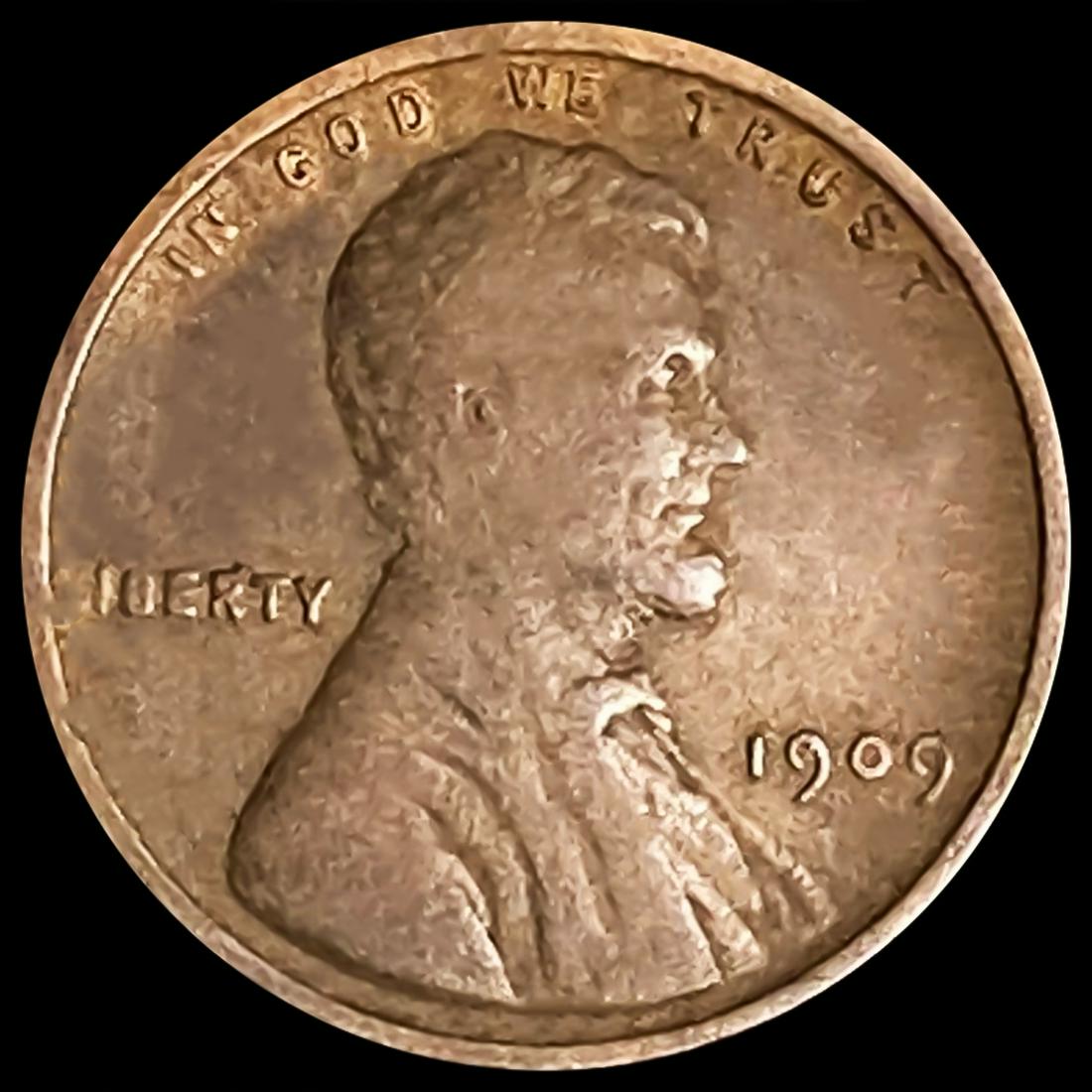 1909-S Wheat Cent NEARLY UNCIRCULATED (1 of 2)