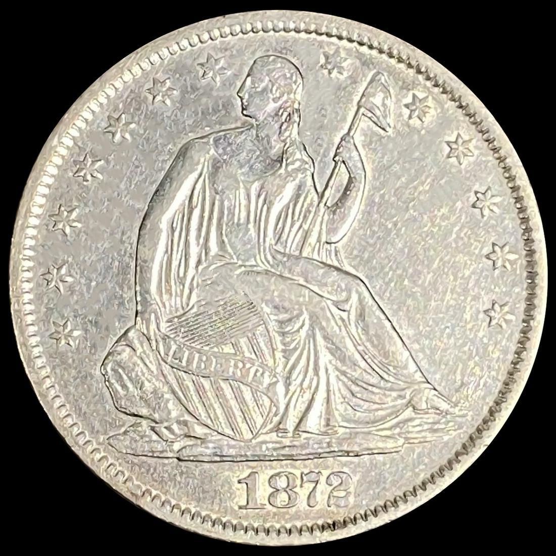1872-S Seated Liberty Half Dollar UNCIRCULATED (1 of 2)
