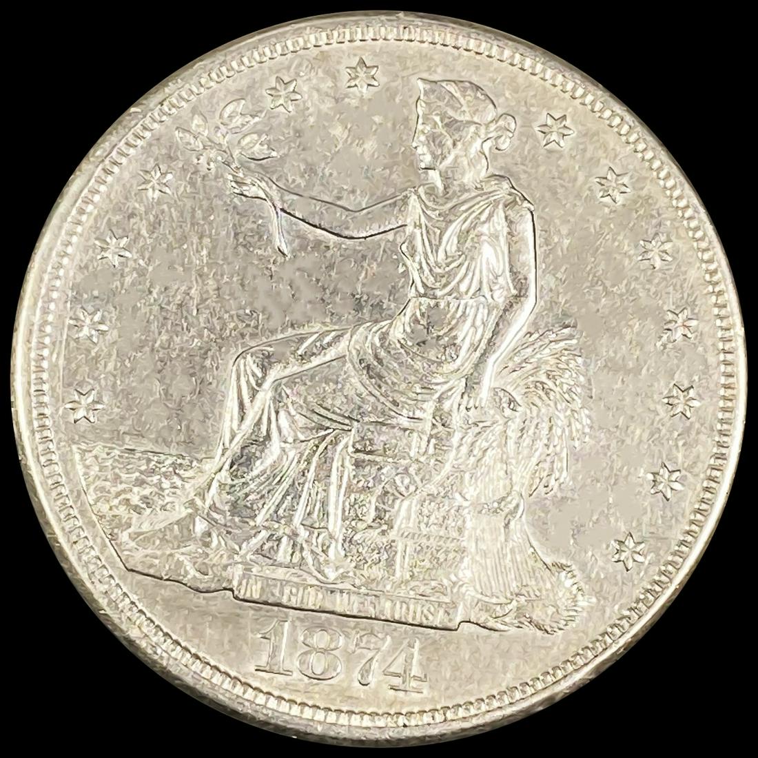 1874-S Silver Trade Dollar UNCIRCULATED (1 of 2)