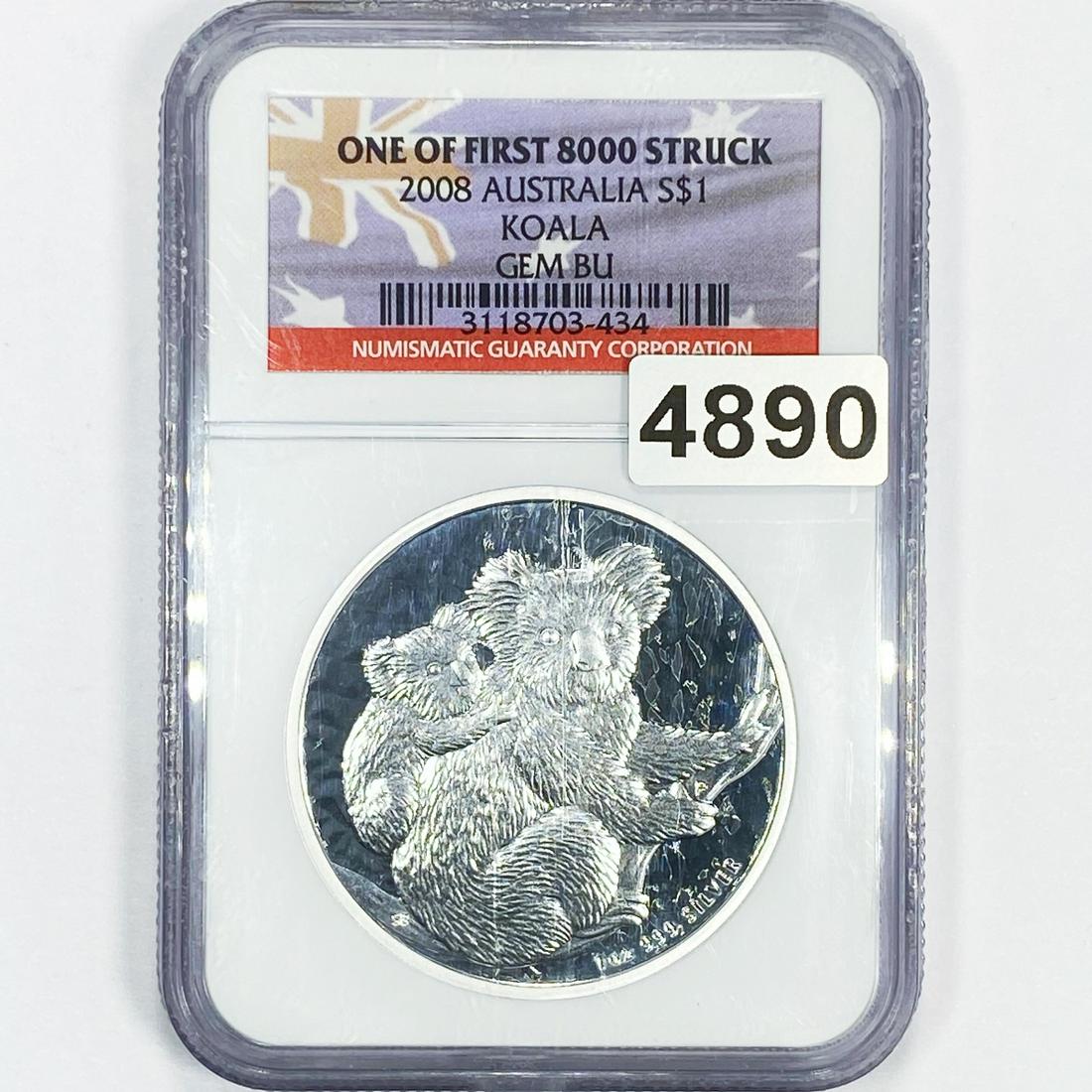 1881-O/O Vam 5 Morgan Silver Dollar PGA - MS65 PL (1 of 2)