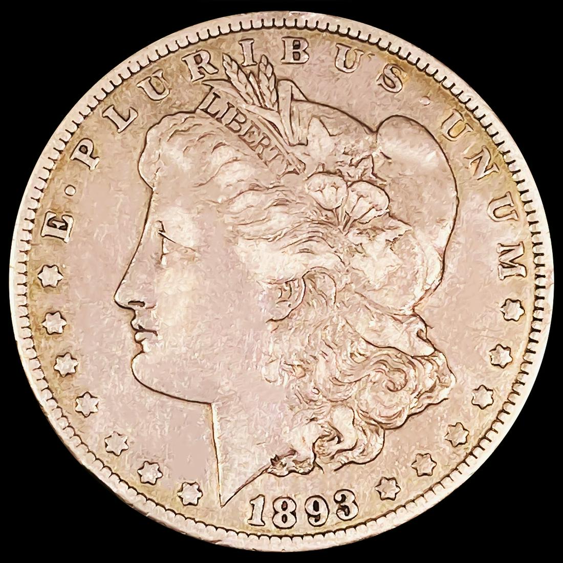 1893-CC Morgan Silver Dollar NEARLY UNCIRCULATED (1 of 2)