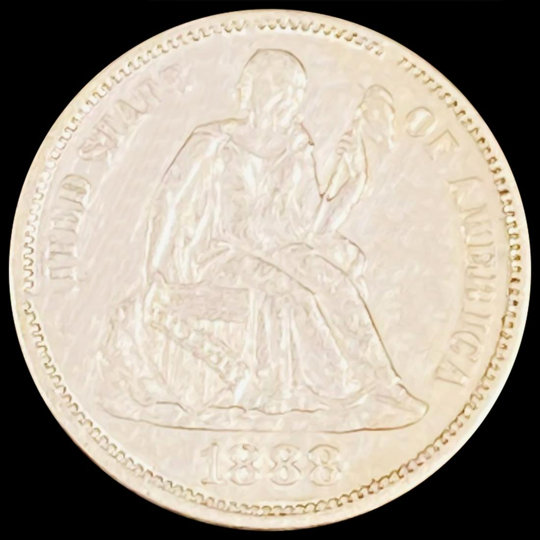 1888 Seated Liberty Dime UNCIRCULATED (1 of 2)