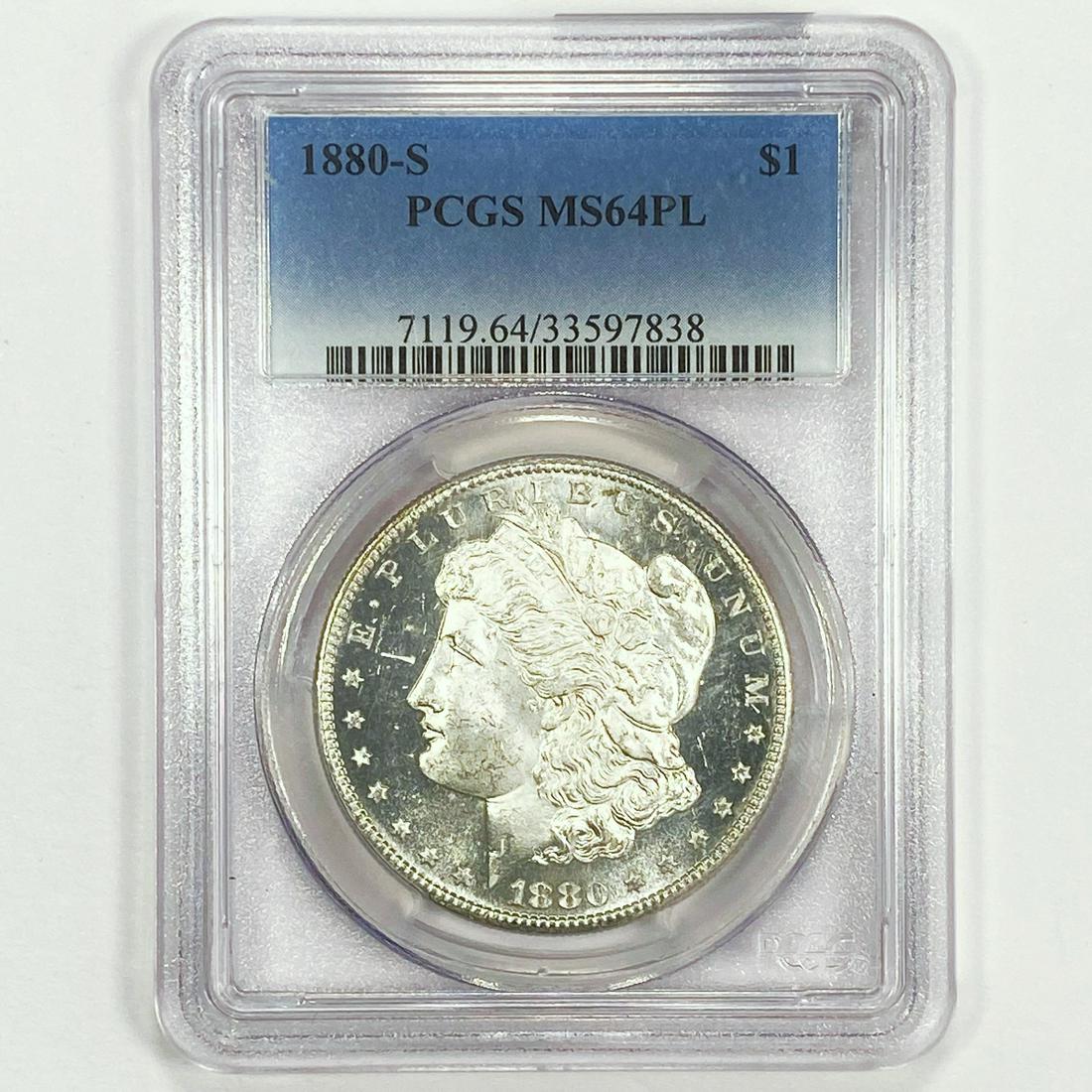 1897-O Barber Quarter PGA - AU58 (1 of 2)