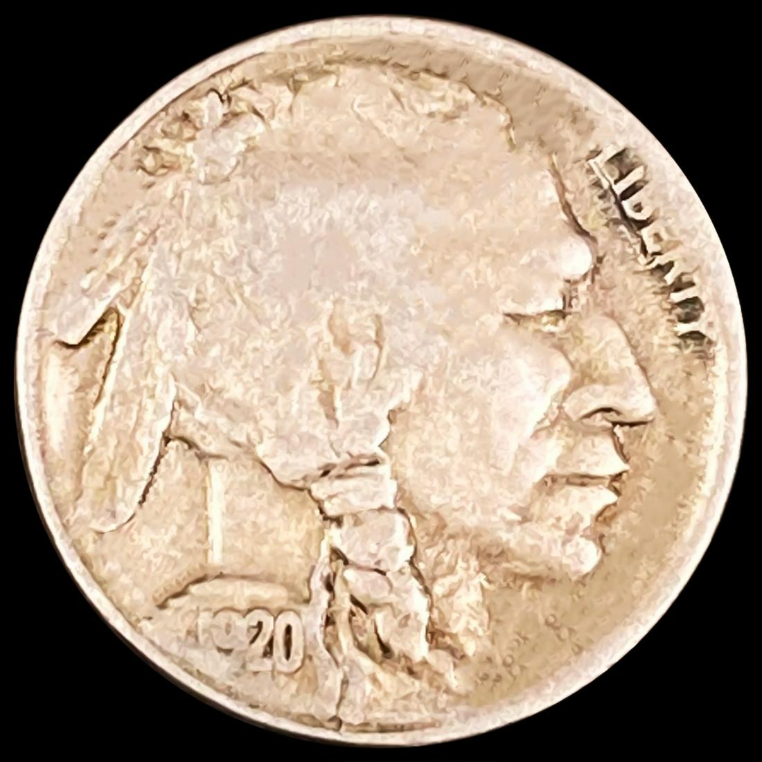 1920-S Buffalo Nickel ABOUT UNCIRCULATED (1 of 2)