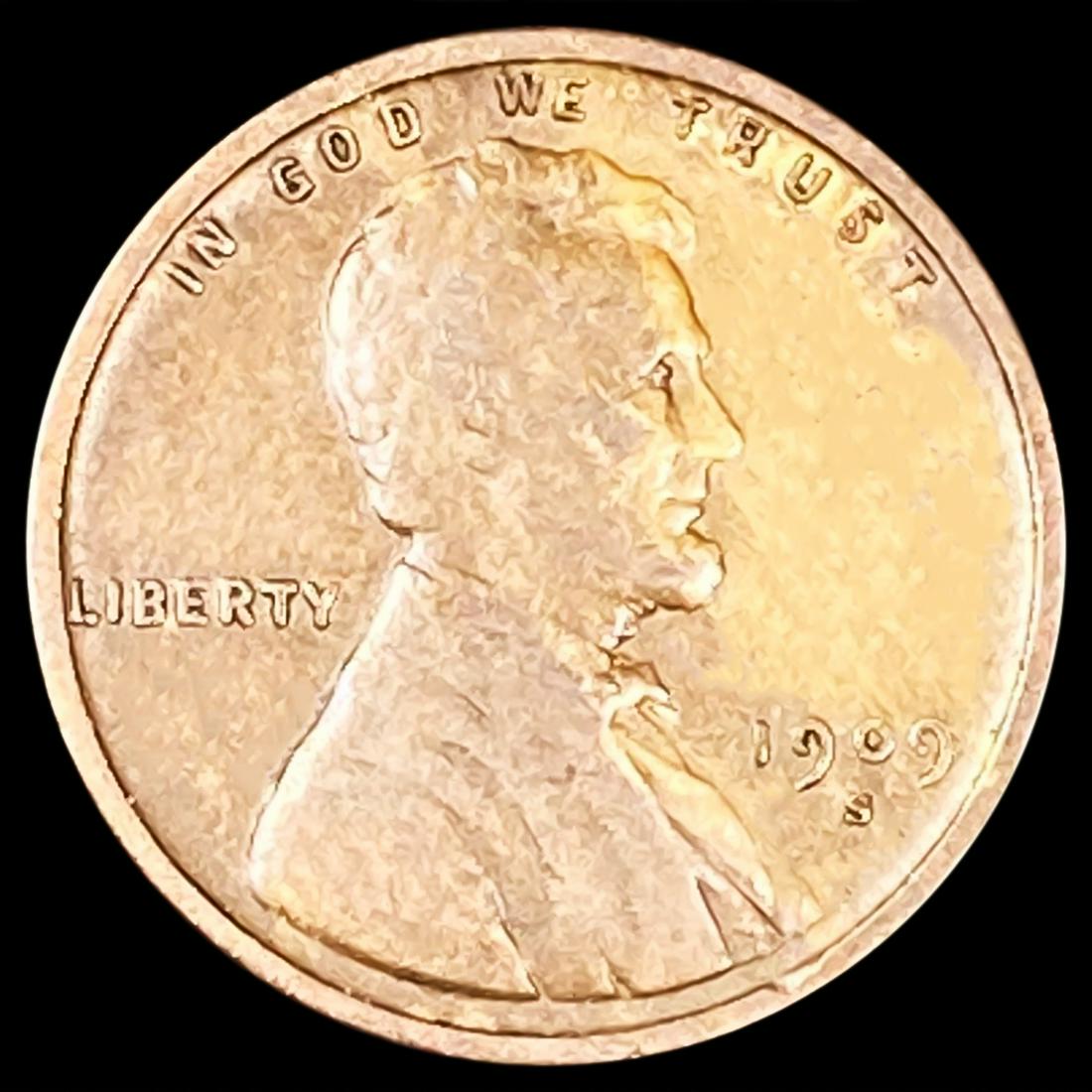 1909-S Wheat Cent CLOSELY UNCIRCULATED (1 of 2)