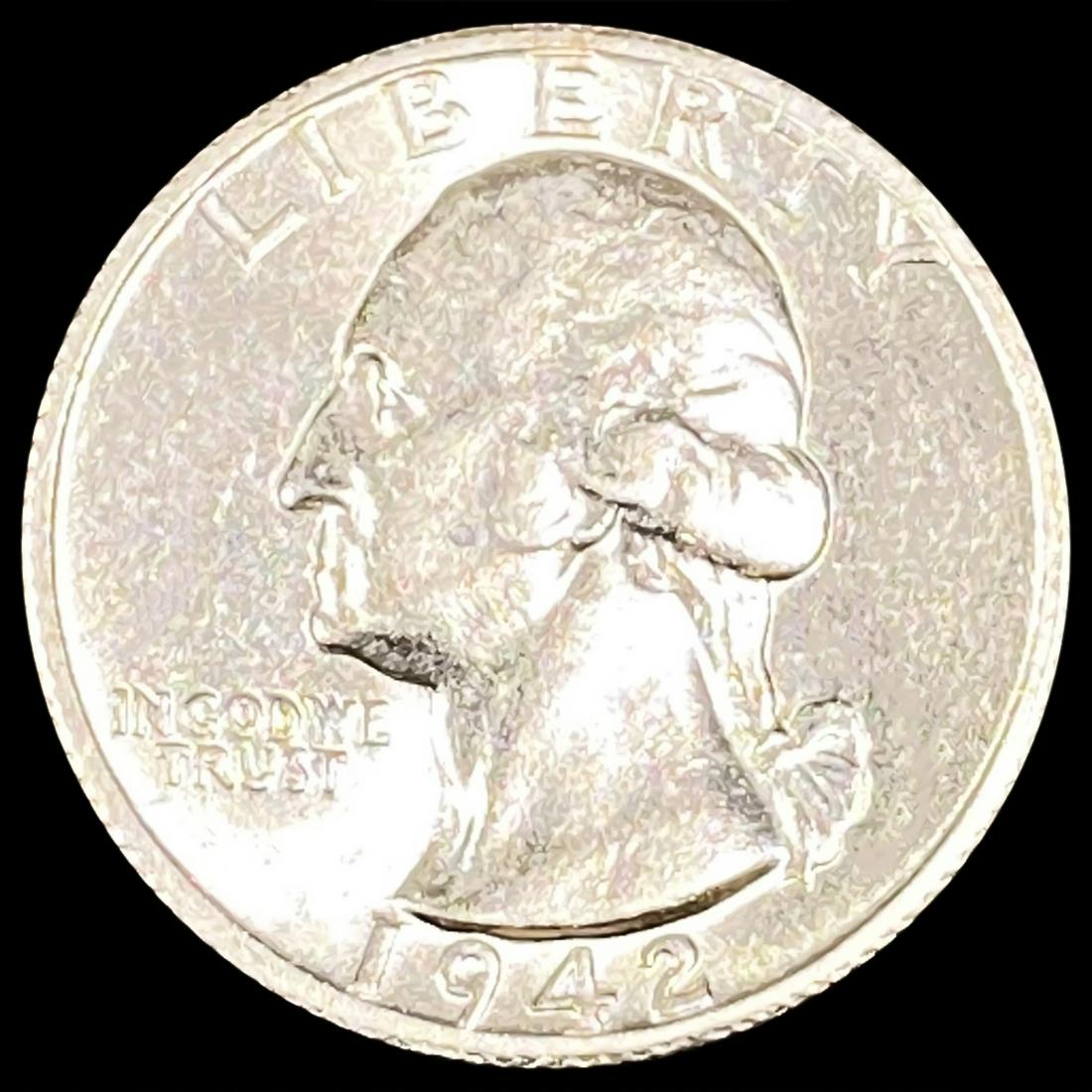 1942-S Washington Silver Quarter UNCIRCULATED (1 of 2)