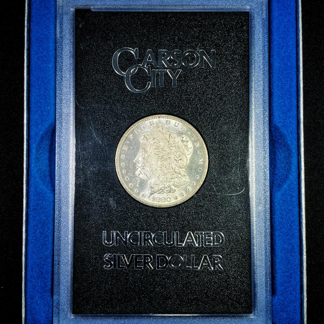 1880-CC Morgan Silver Dollar NGC - UNC (1 of 3)