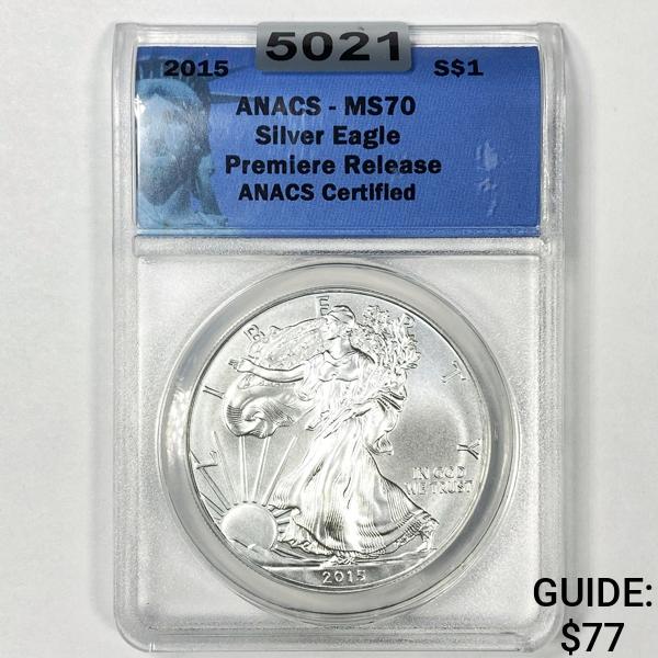 2015 Silver Eagle ANACS - MS70 (1 of 2)