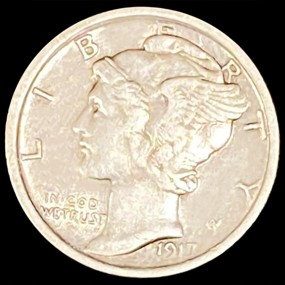 1917-S Mercury Dime CLOSELY UNCIRCULATED (1 of 2)